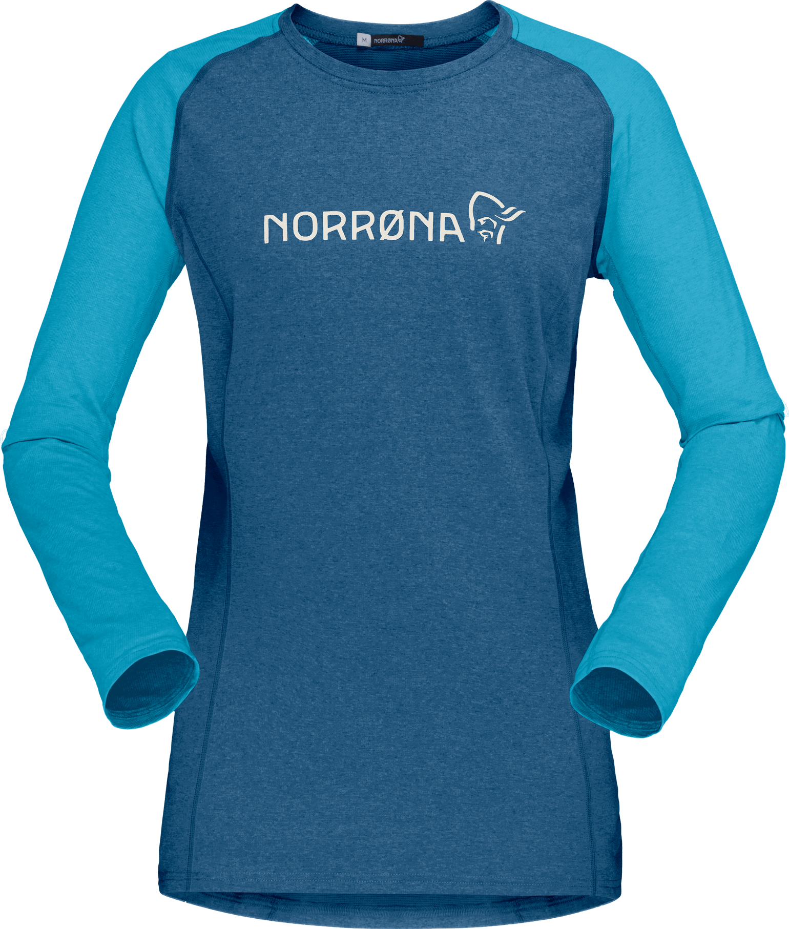 Norrøna Women's Fjørå Equaliser Lightweight Long Sleeve Mykonos Blue/Aquarius