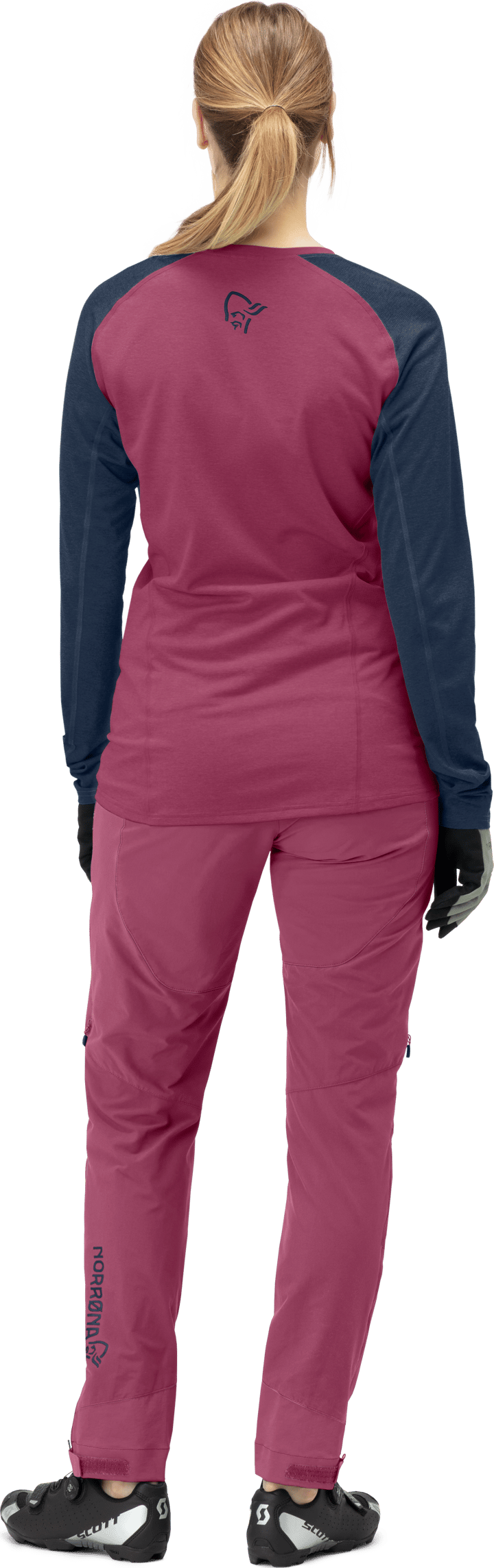 Norrøna Women's Fjørå Equaliser Lightweight Long Sleeve Violet Quartz/Indigo Night Norrøna