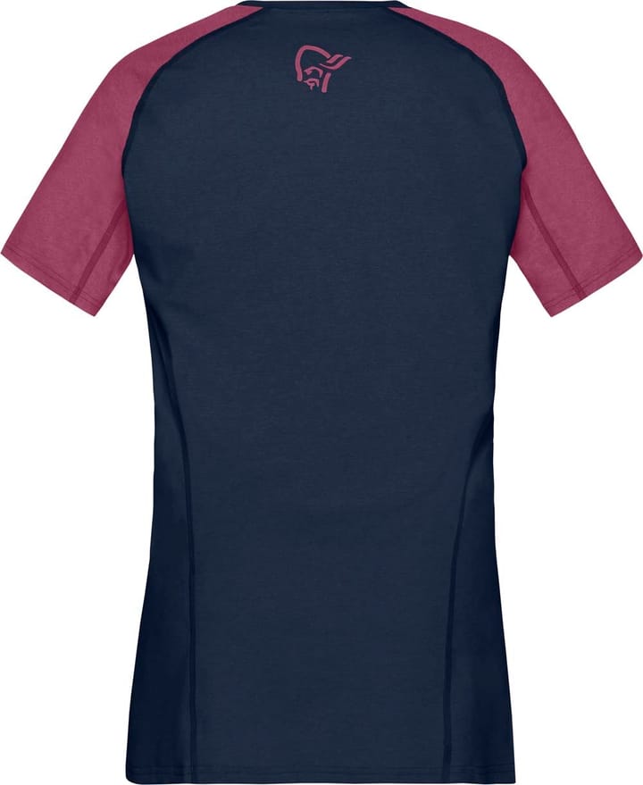 Norrøna Women's Fjørå equaliser lightweight T-Shirt Violet Quartz/Indigo Night Norrøna