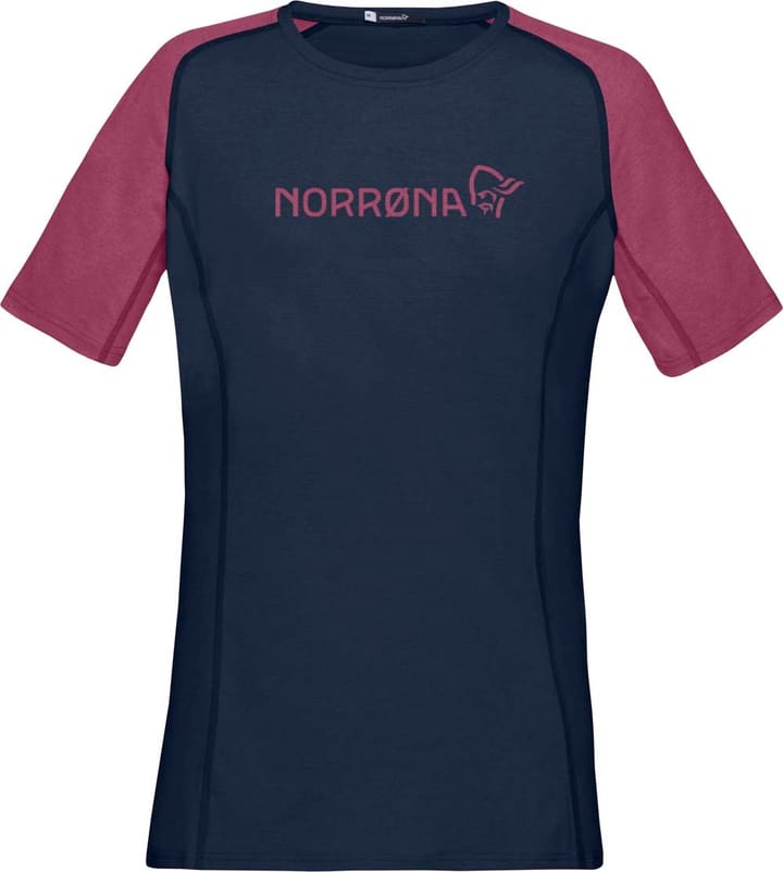 Norrøna Women's Fjørå Equaliser Lightweight T-Shirt Violet Quartz/Indigo Night Norrøna