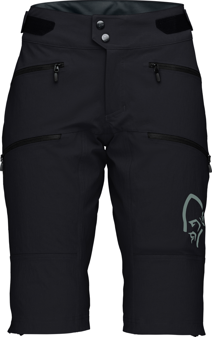 Norrøna Women's Fjørå Flex1 Heavy Duty Shorts Caviar/Castor Grey Norrøna