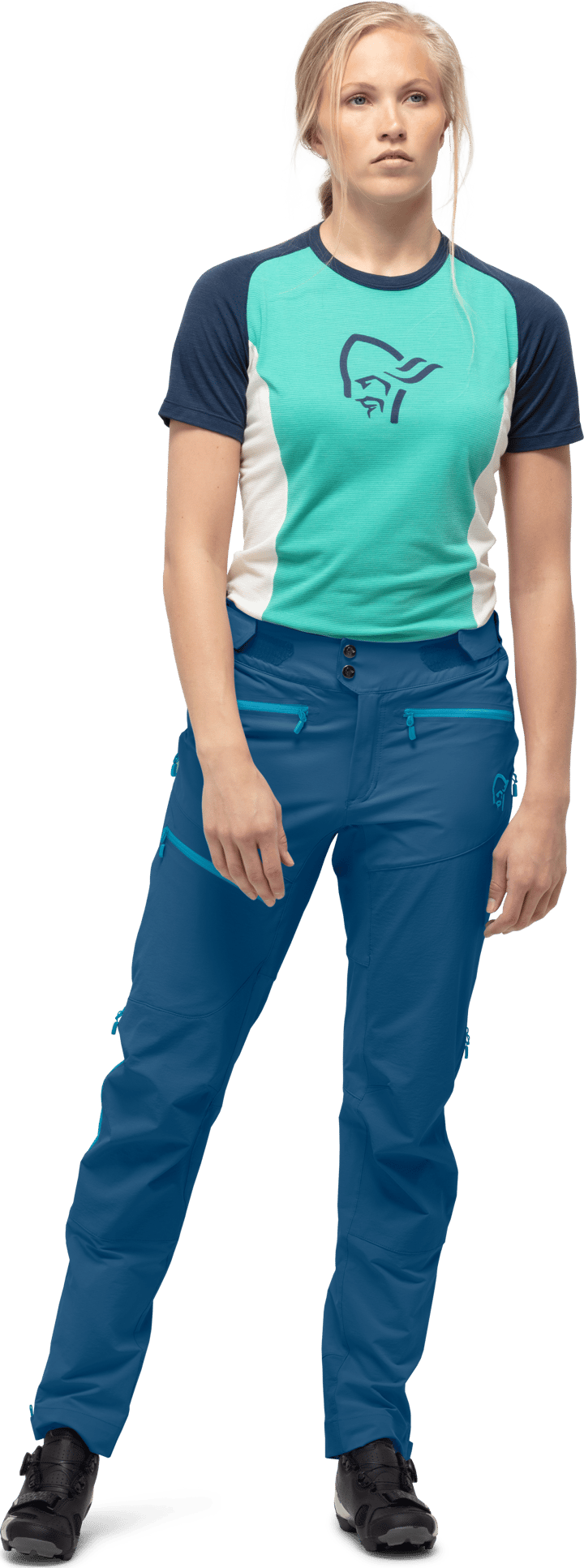 Norrøna Women's Fjørå Flex1 Pants Mykonos Blue Norrøna