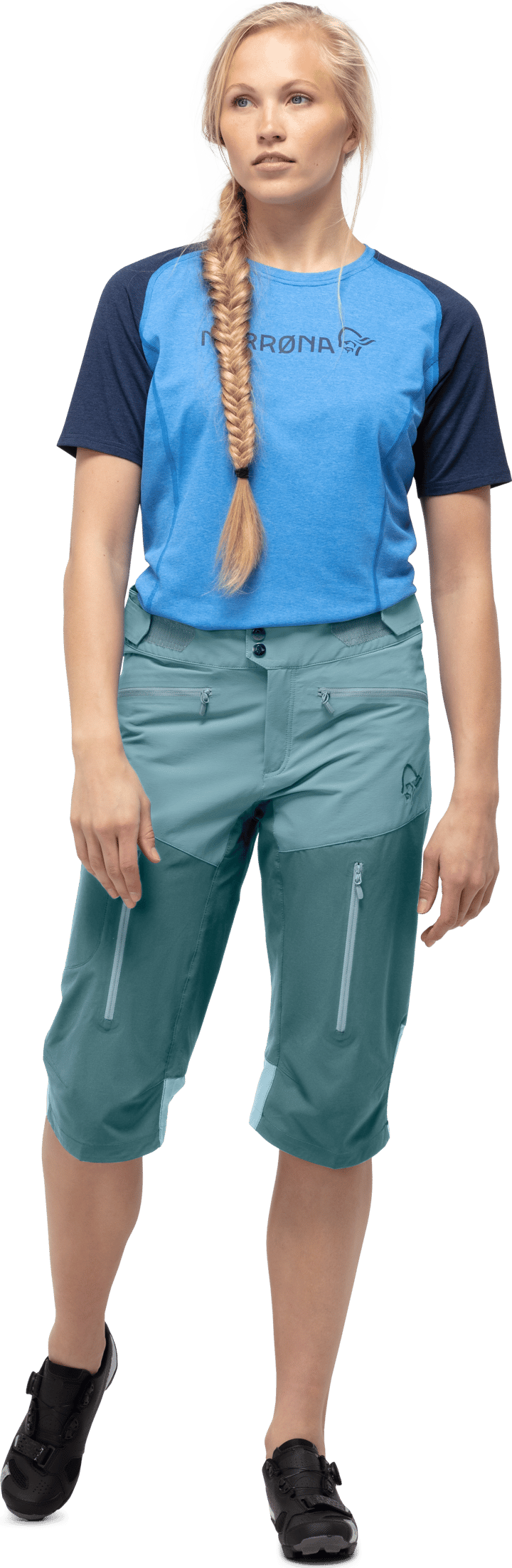 Norrøna Women's Fjørå Flex1 Shorts North Atlantic/Tourmaline Norrøna