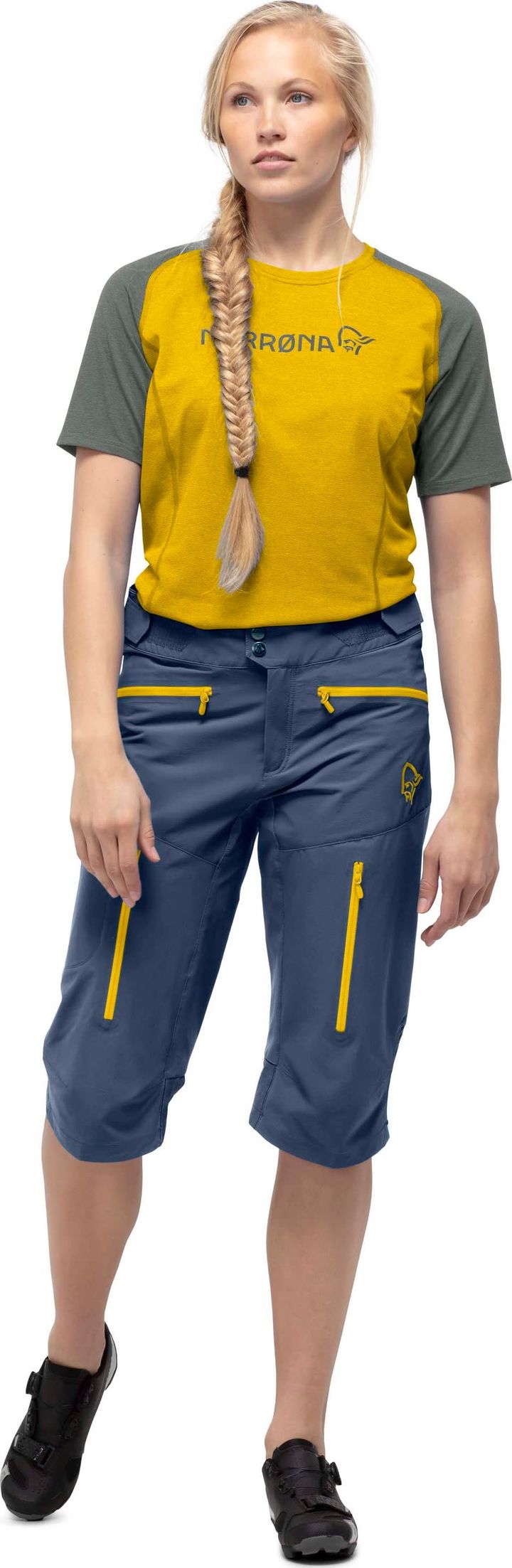 Norrøna Women's Fjørå Flex1 Shorts Vintage Indigo Norrøna