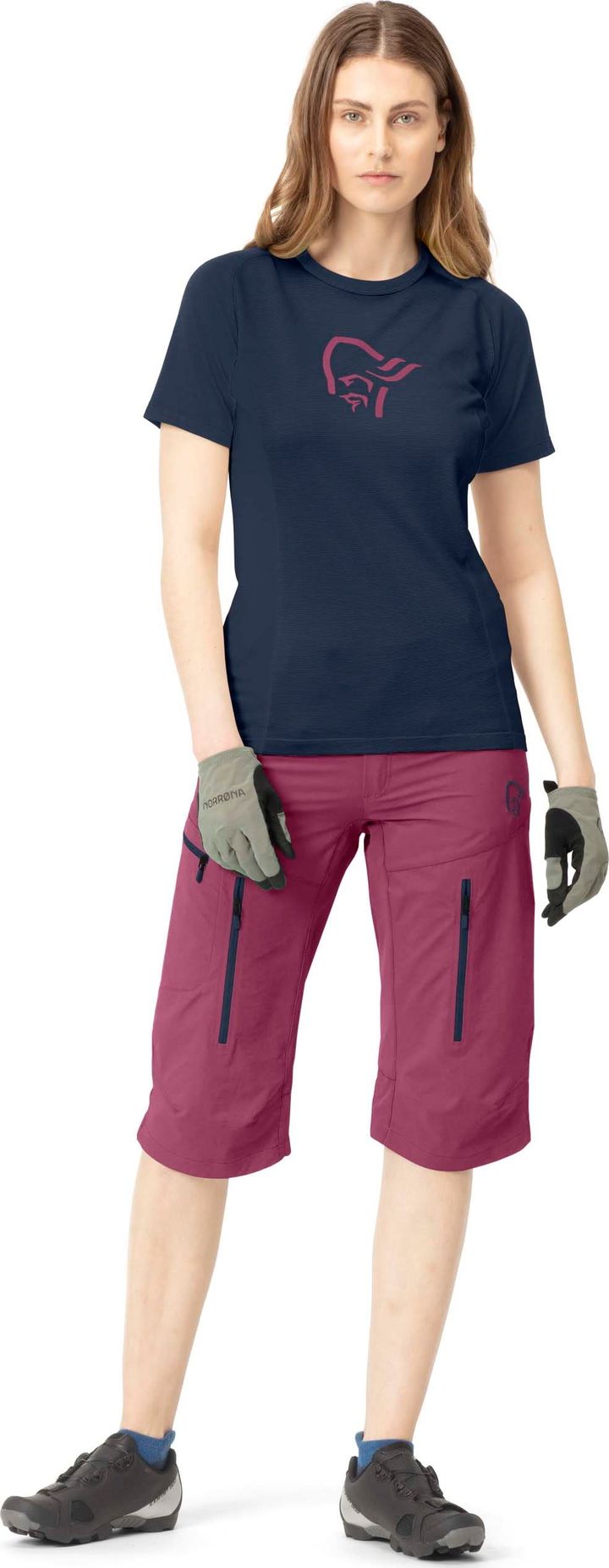 Norrøna Women's Fjørå Wool T-Shirt Indigo Night Norrøna Norrøna Women's Fjørå Wool T-Shirt Indigo Night Norrøna