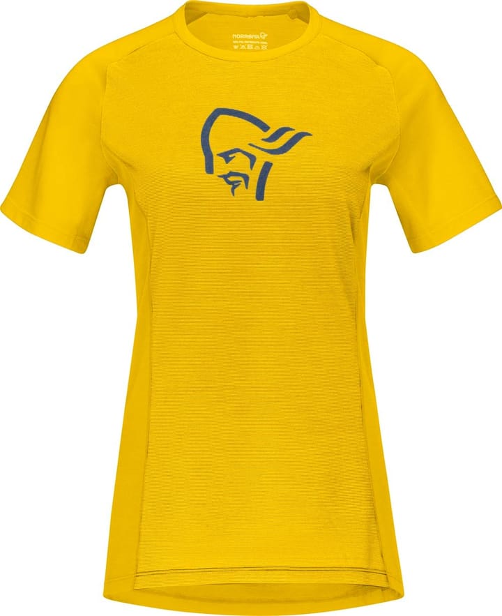 Norrøna Women's Fjørå Wool T-Shirt Sulphur Norrøna