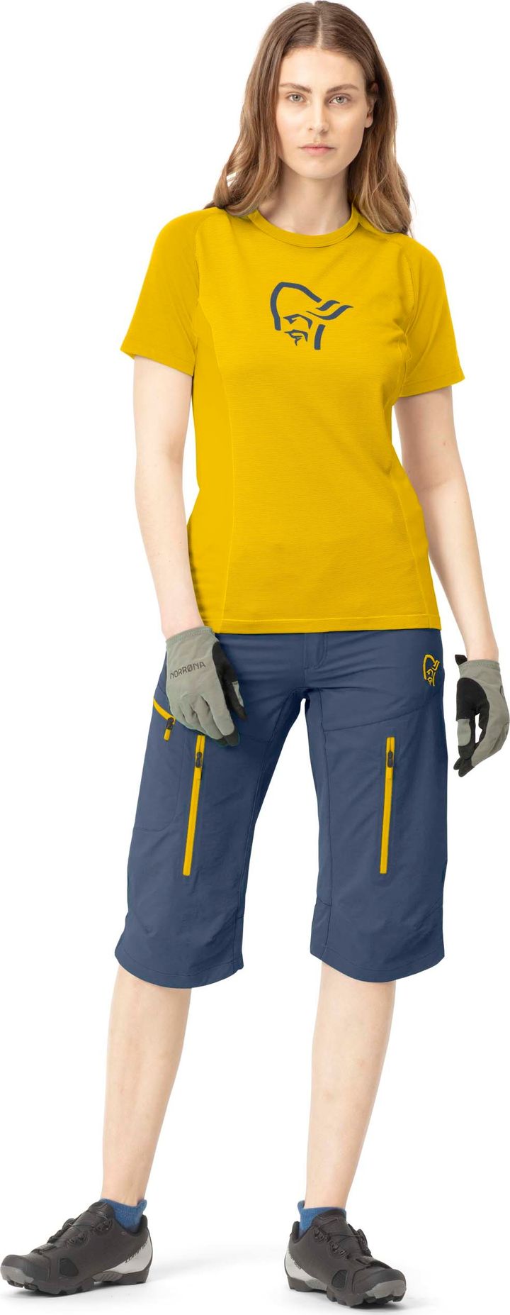 Norrøna Women's Fjørå Wool T-Shirt Sulphur Norrøna