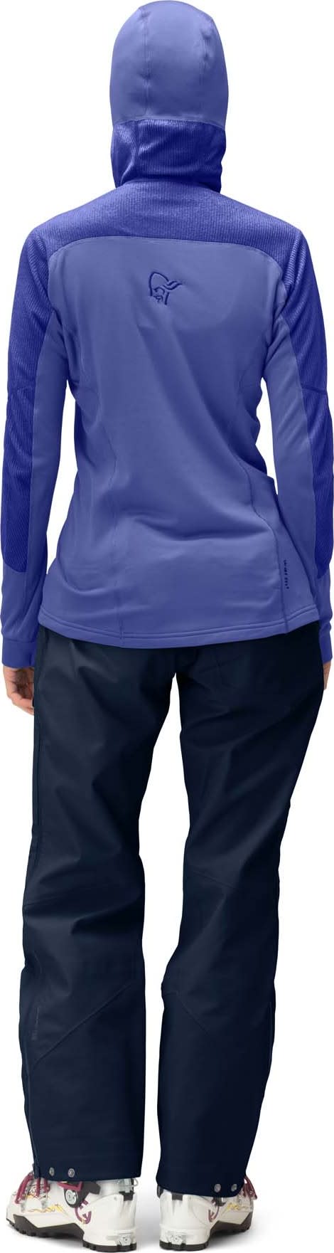 Women's Lofoten Thermal Pro Hood Violet Storm/Royal Blue Norrøna