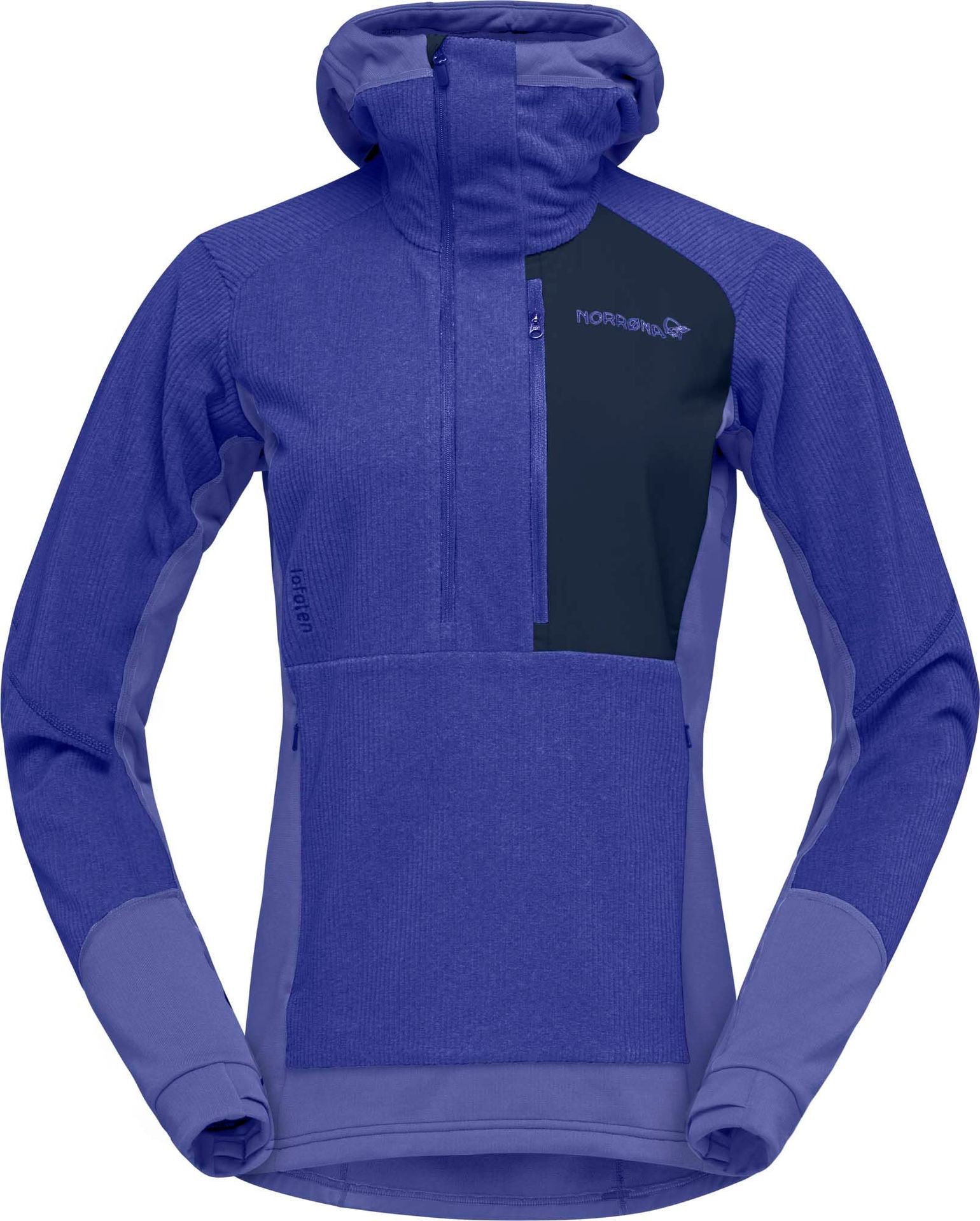 Women's Lofoten Thermal Pro Hood Violet Storm/Royal Blue