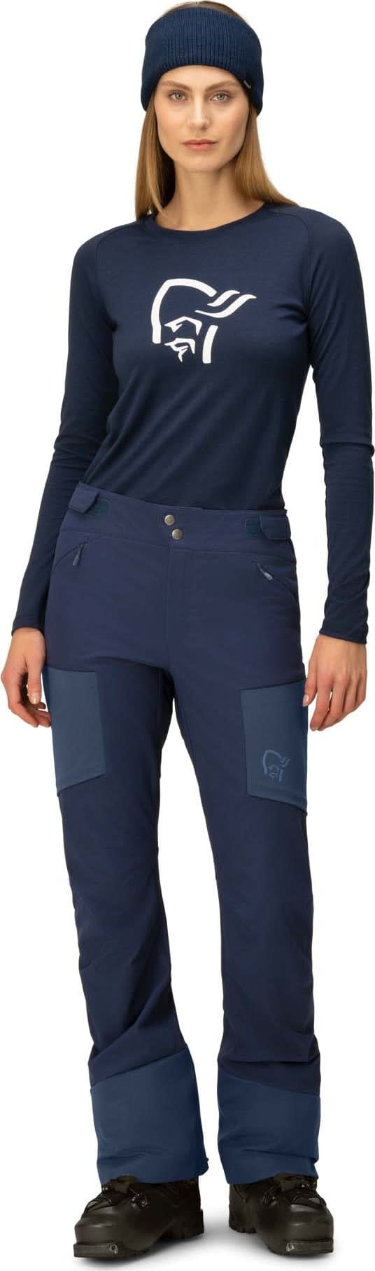 Women's Lyngen Hiloflex200 Slim Pants Indigo Night Norrøna