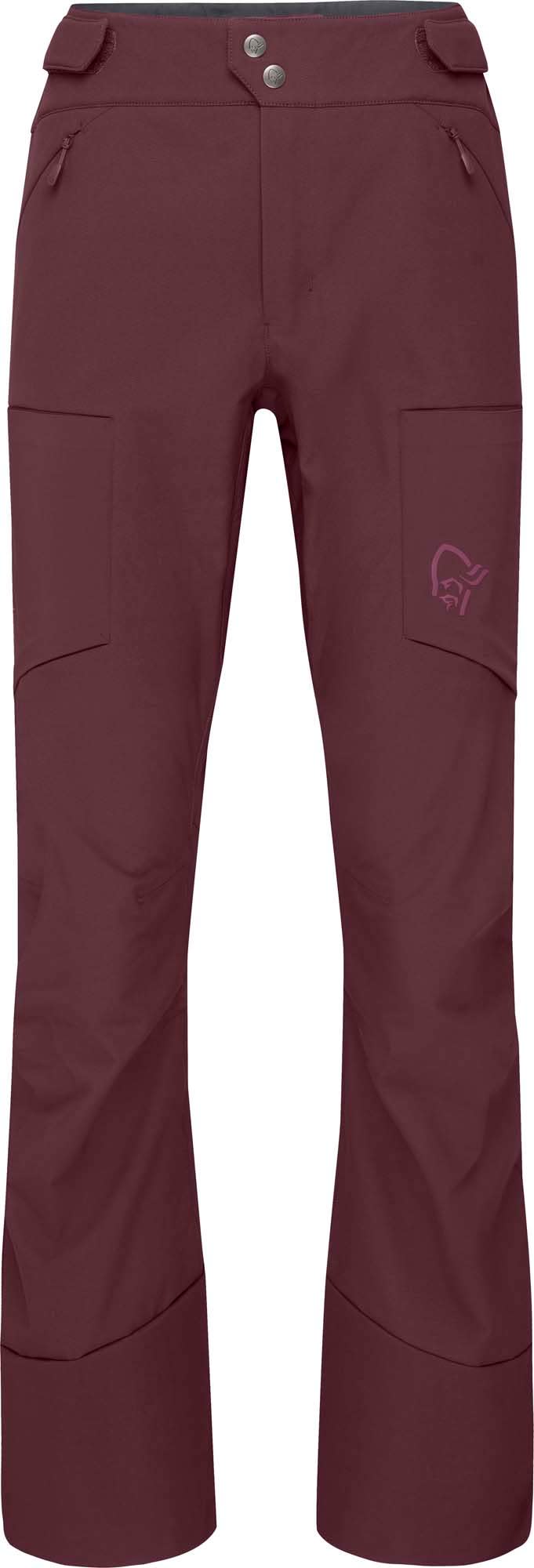 Women's Lyngen Hiloflex200 Slim Pants Tawny Port Norrøna