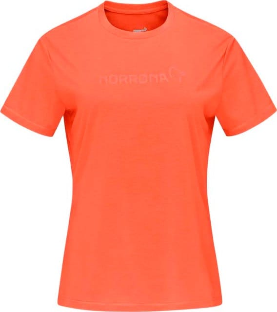 Norrøna Women's Norrøna tech T-Shirt Orange Alert Norrøna