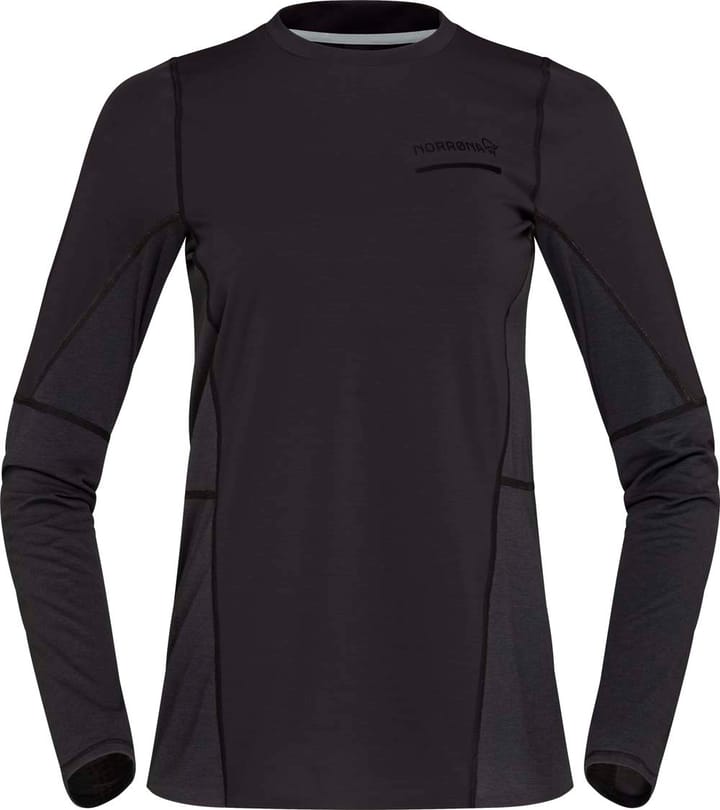 Norrøna Women's Senja Equaliser Lightweight Long Sleeve  Caviar Norrøna