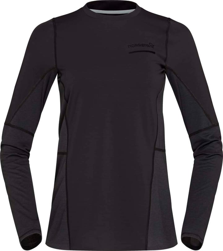Norrøna Women's Senja Equaliser Lightweight Long Sleeve Caviar Norrøna