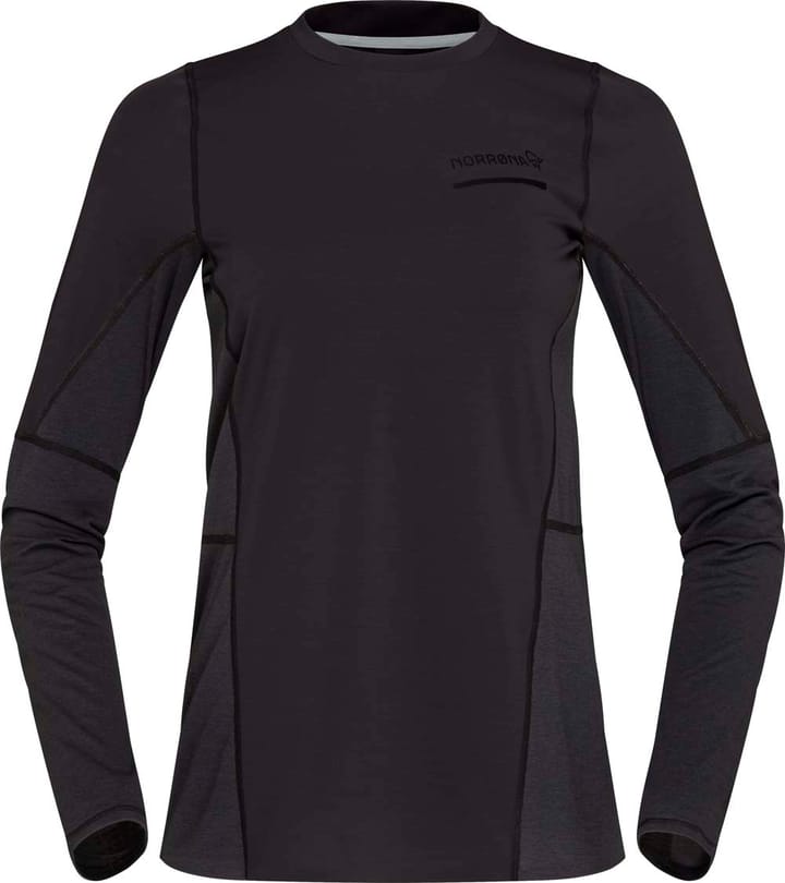 Norrøna Women's Senja Equaliser Lightweight Long Sleeve Caviar Norrøna