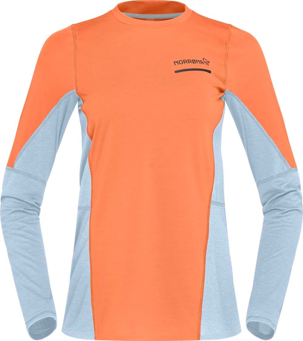 Norrøna Women's Senja Equaliser Lightweight Long Sleeve  Flamingo