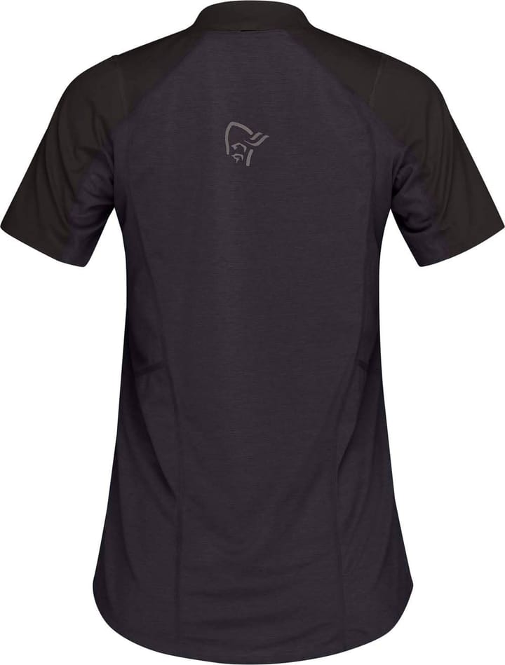 Norrøna Women's Senja Equaliser Lightweight T-Shirt Caviar Norrøna