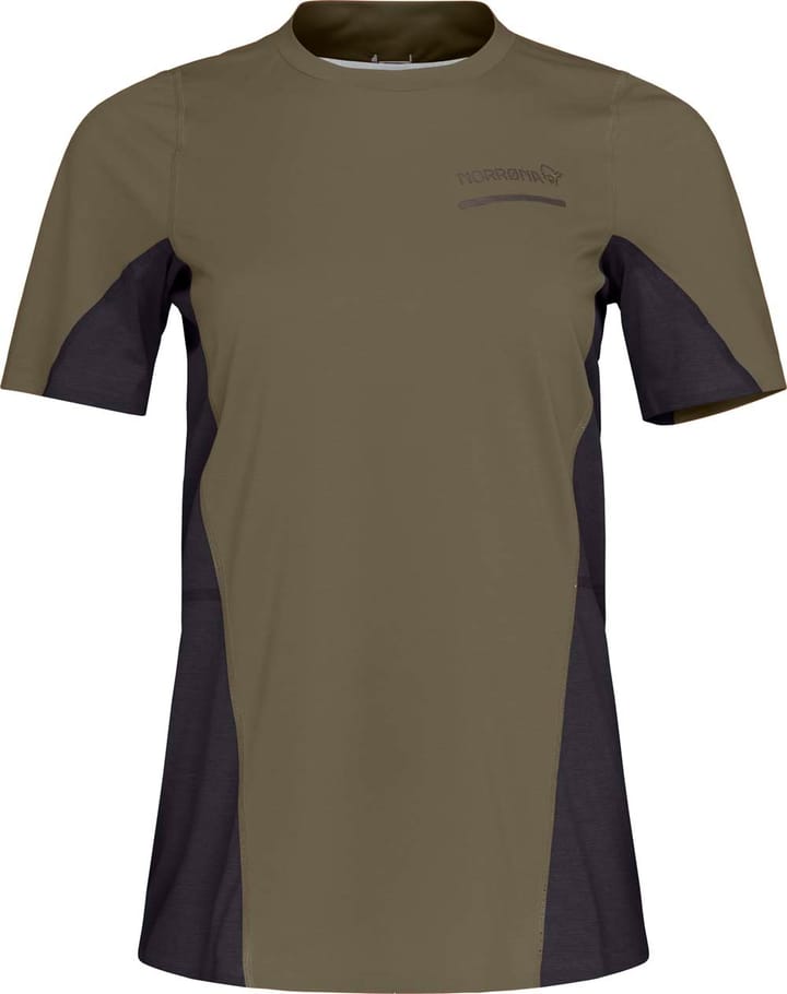 Norrøna Women's Senja Equaliser Lightweight T-Shirt Olive Night Norrøna