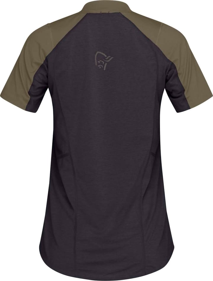 Norrøna Women's Senja Equaliser Lightweight T-Shirt Olive Night Norrøna