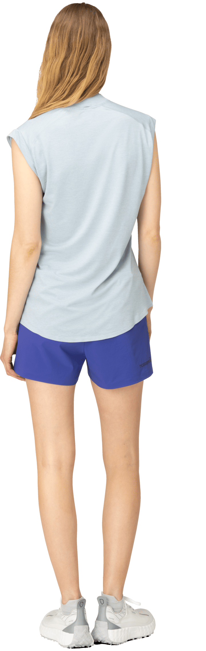 Norrøna Women's Senja Equaliser Sleeveless T-Shirt Blue Fog Norrøna Norrøna Women's Senja Equaliser Sleeveless T-Shirt Blue Fog Norrøna