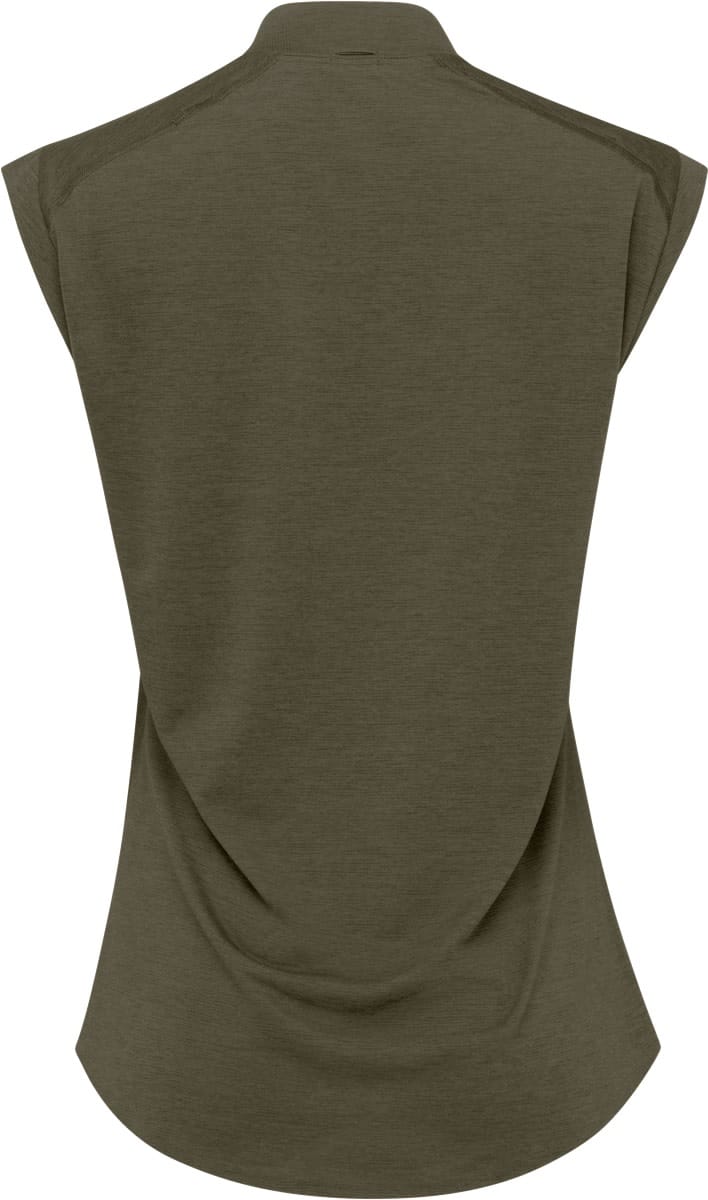 Norrøna Women's Senja Equaliser Sleeveless T-Shirt Olive Night Norrøna