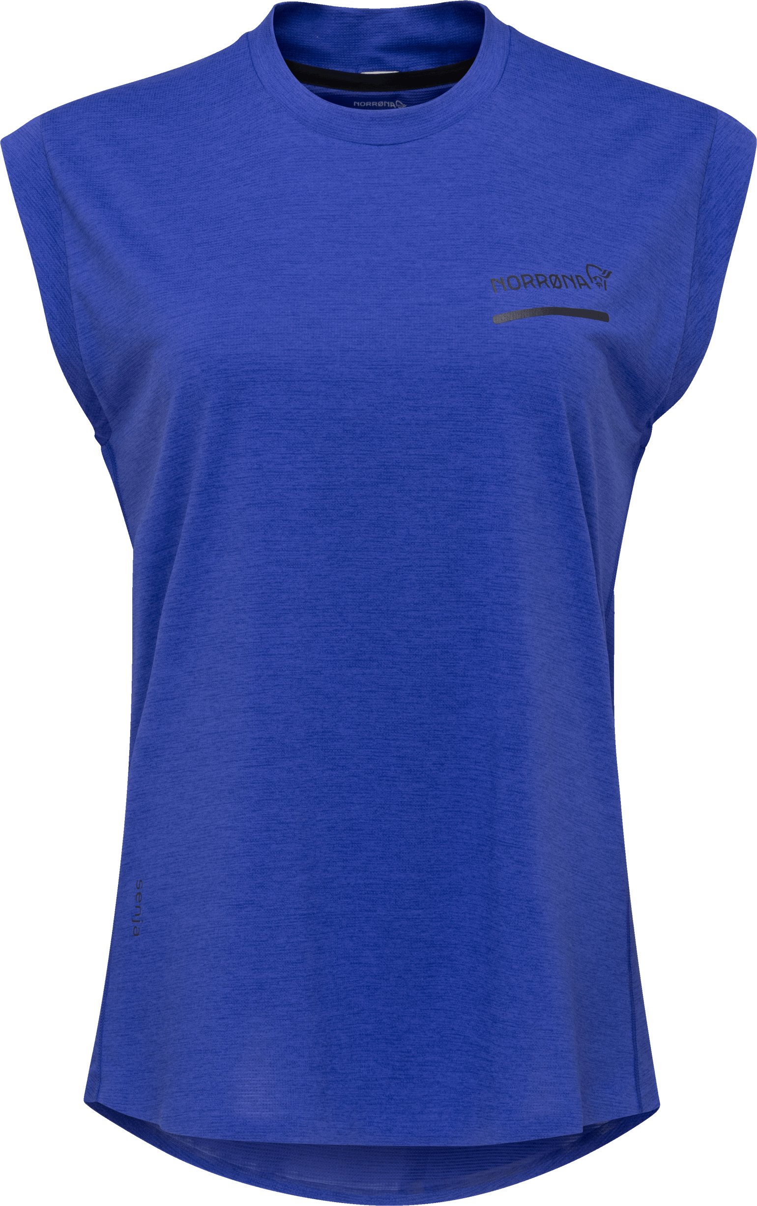 Norrøna Women's Senja Equaliser Sleeveless T-Shirt Royal Blue