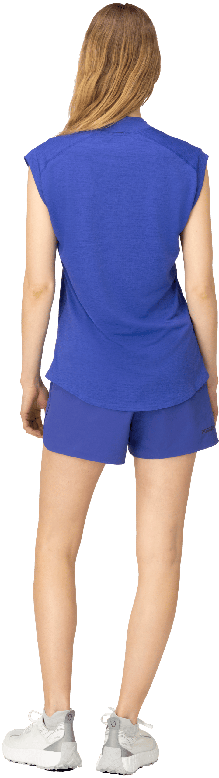 Norrøna Women's Senja Equaliser Sleeveless T-Shirt Royal Blue Norrøna