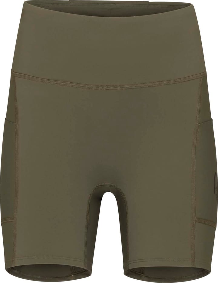 Norrøna Women's Senja Equaliser Stretch 6'' Tights Olive Night/Caviar Norrøna