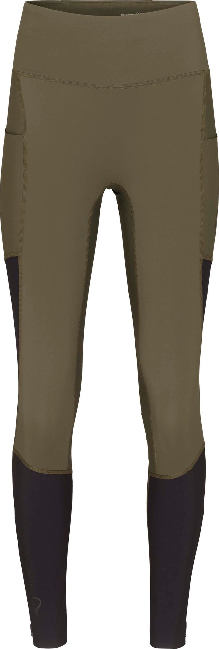 Norrøna Women's Senja Equaliser Stretch Tights Olive Night/Caviar Norrøna
