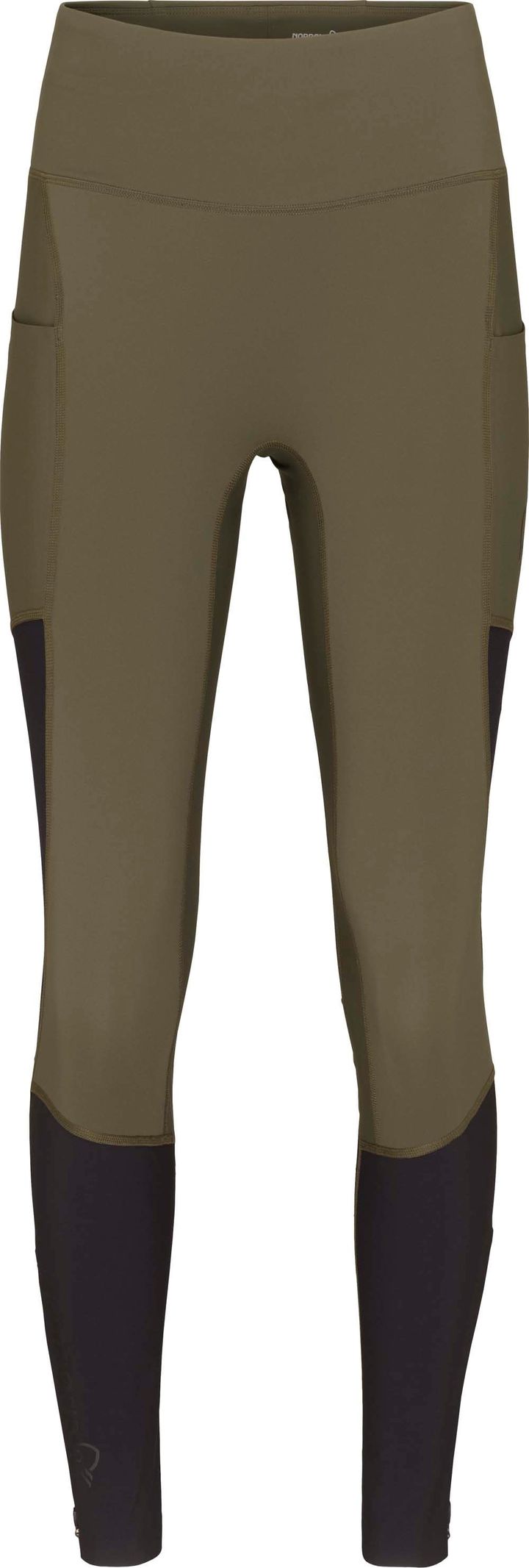 Women's Senja Equaliser Stretch Tights Olive Night/Caviar Norrøna