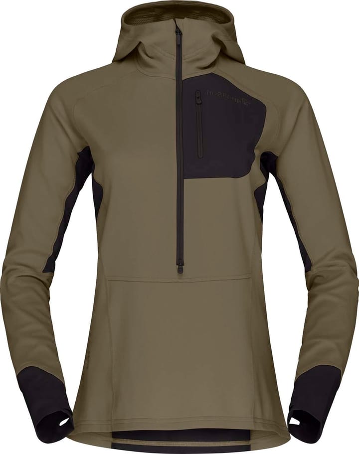 Norrøna Women's Senja Warm1 Hood Olive Night Norrøna