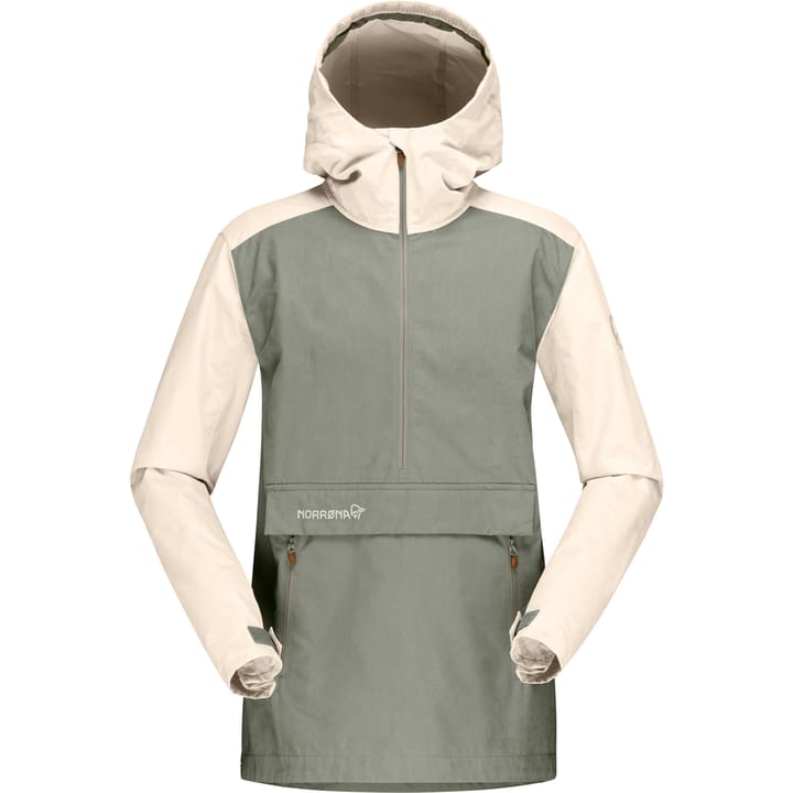 Norrøna Women's Svalbard Cotton Anorak Ecru/Sandstone Norrøna