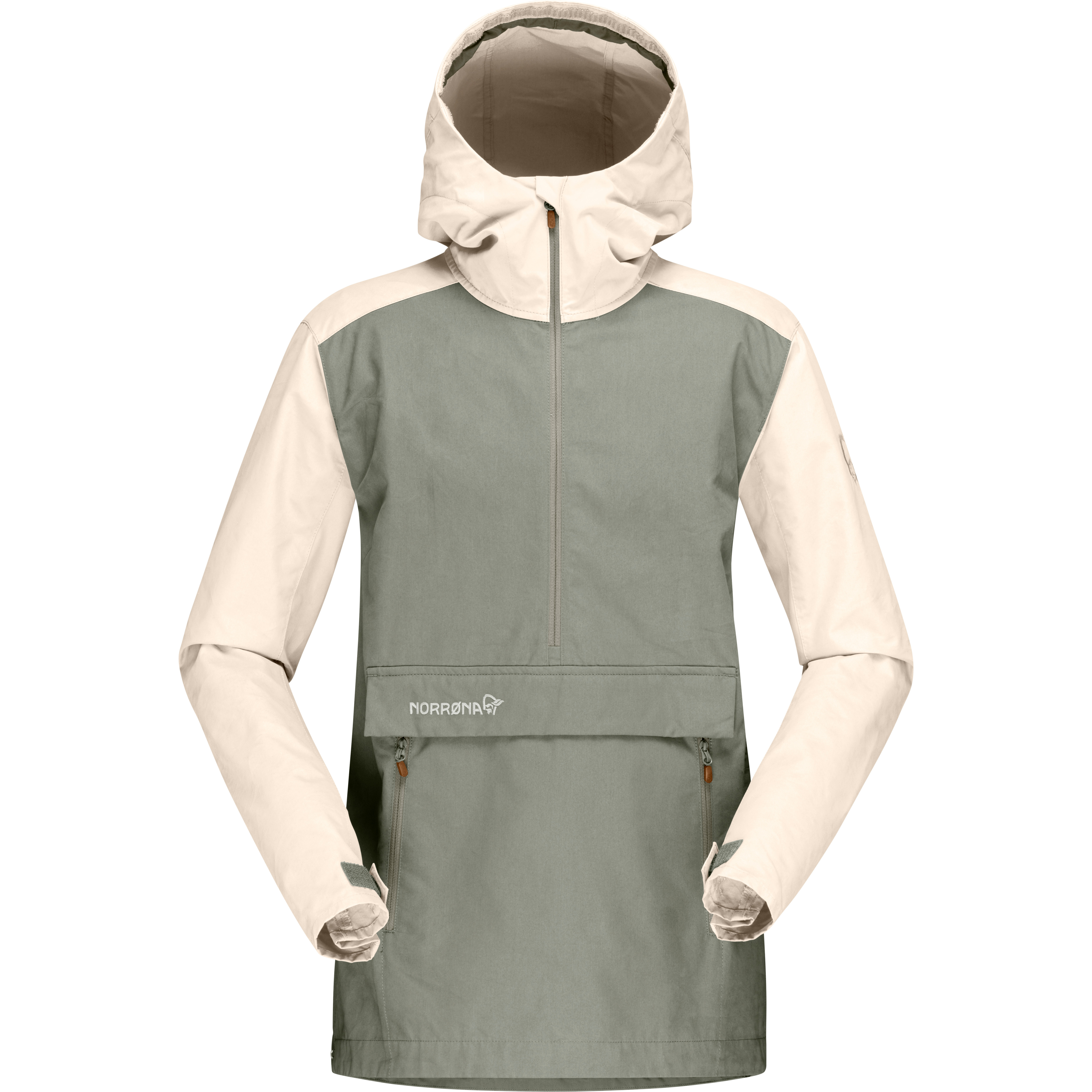 Women's Svalbard Cotton Anorak Ecru/Sandstone