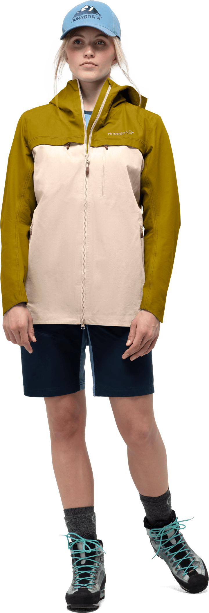 Norrøna Women's Svalbard Cotton Jacket Golden Palm/Ecru Norrøna Norrøna Women's Svalbard Cotton Jacket Golden Palm/Ecru Norrøna