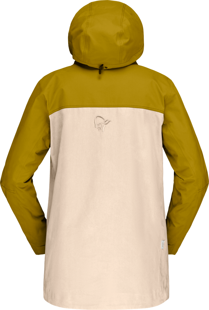 Norrøna Women's Svalbard Cotton Jacket Golden Palm/Ecru Norrøna
