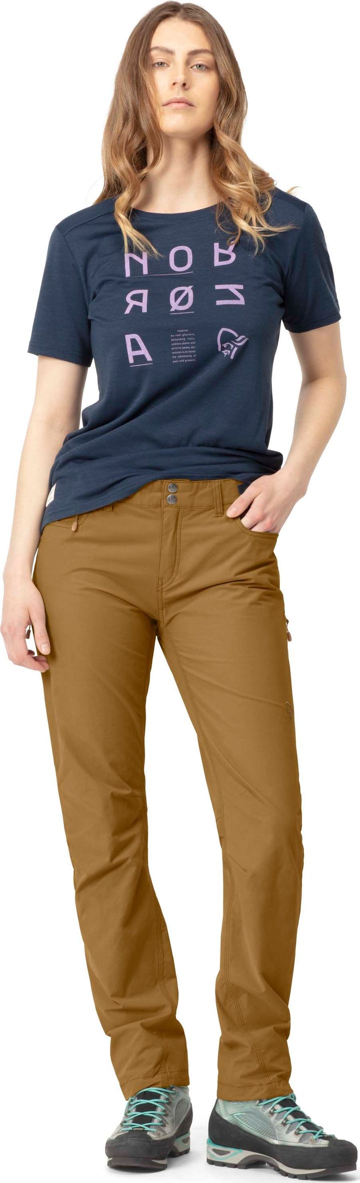 Norrøna Women's Svalbard Light Cotton Pants Camelflage Norrøna Norrøna Women's Svalbard Light Cotton Pants Camelflage Norrøna