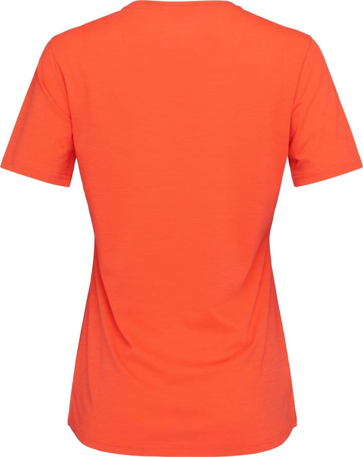 Norrøna Women's Svalbard Wool T- Shirt Orange Alert Norrøna