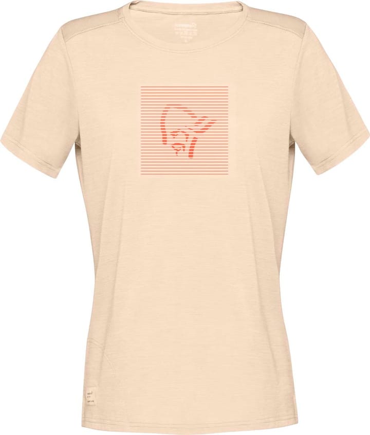 Norrøna Women's Svalbard Wool T- Shirt Snowdrop Norrøna