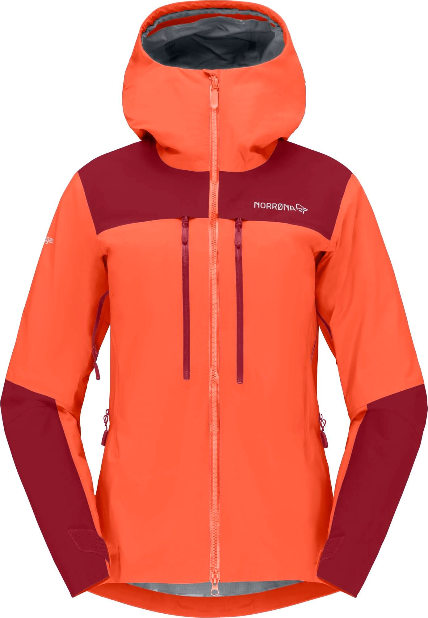 Women's Trollveggen Gore-Tex Pro Light Jacket Orange Alert