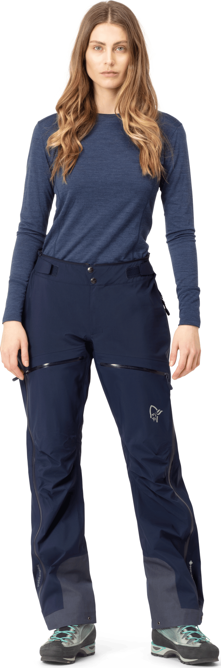 Norrøna Women's Trollveggen Gore-Tex Pro Light Pants  Indigo Night Norrøna