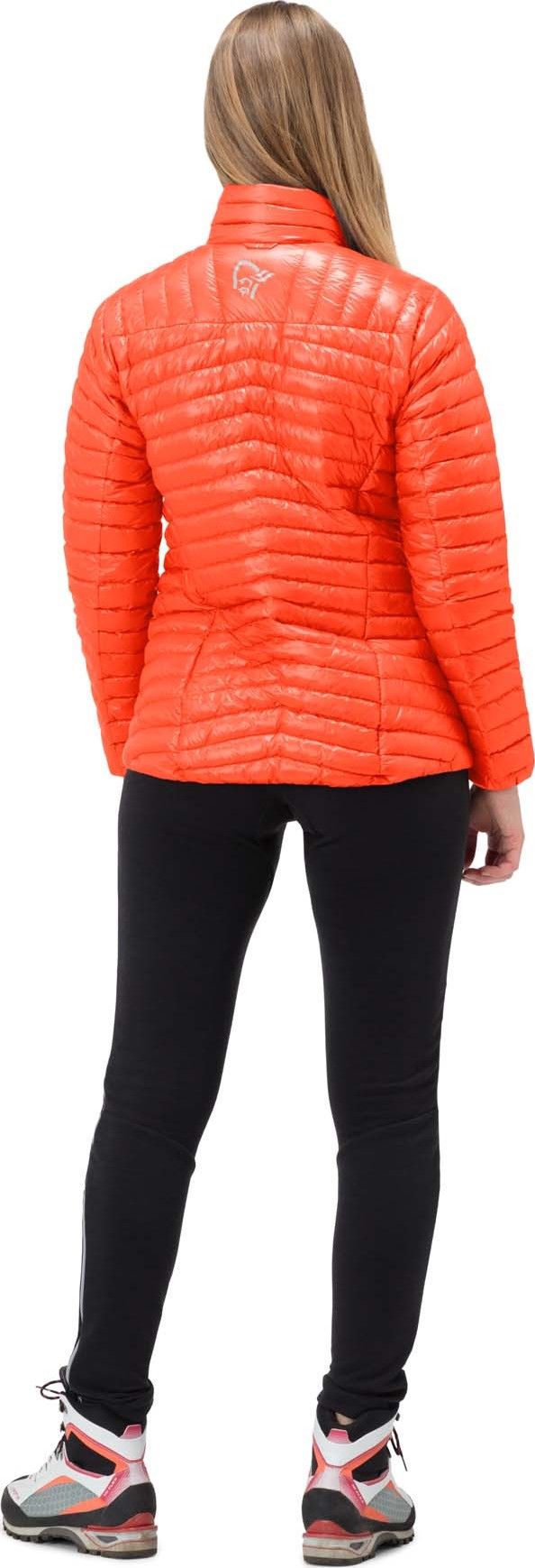 Norrøna Women's Trollveggen Superlight Down850 Orange Alert Norrøna