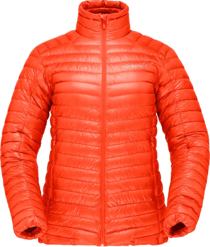 Women's Trollveggen Superlight Down850 Orange Alert Norrøna