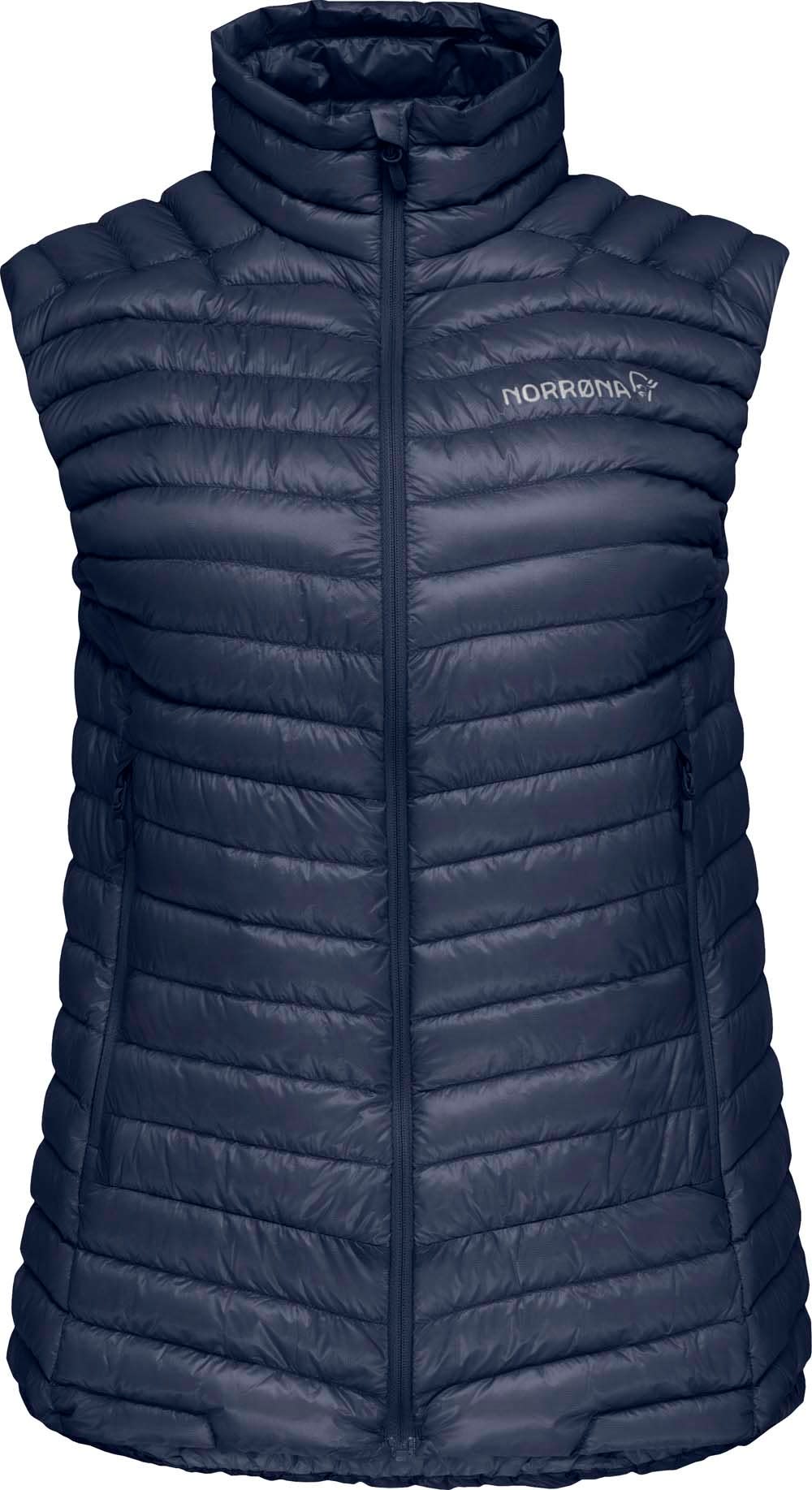 Norrøna Women's Trollveggen Superlight Down850 Vest Indigo Night L, Indigo Night