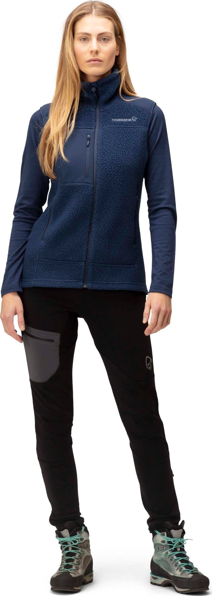 Women's Trollveggen Thermal Pro Vest Indigo Night Norrøna