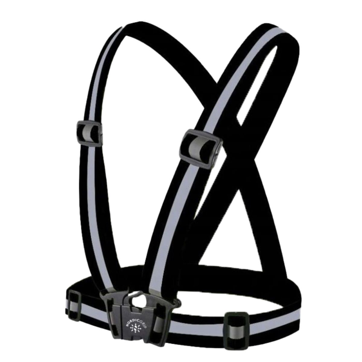 Nordic Grip Reflective Adult Cross Belt Black