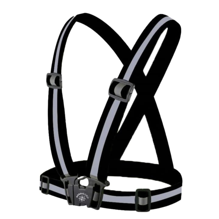 Nordic Grip Reflective Adult Cross Belt Black Nordic Grip