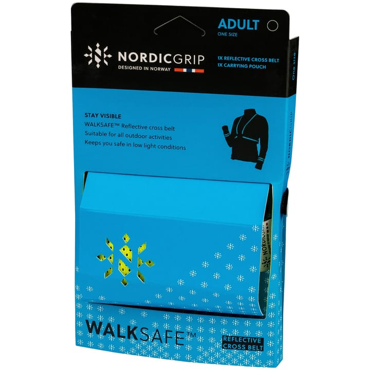 Nordic Grip Reflective Adult Cross Belt Black Nordic Grip Nordic Grip Reflective Adult Cross Belt Black Nordic Grip