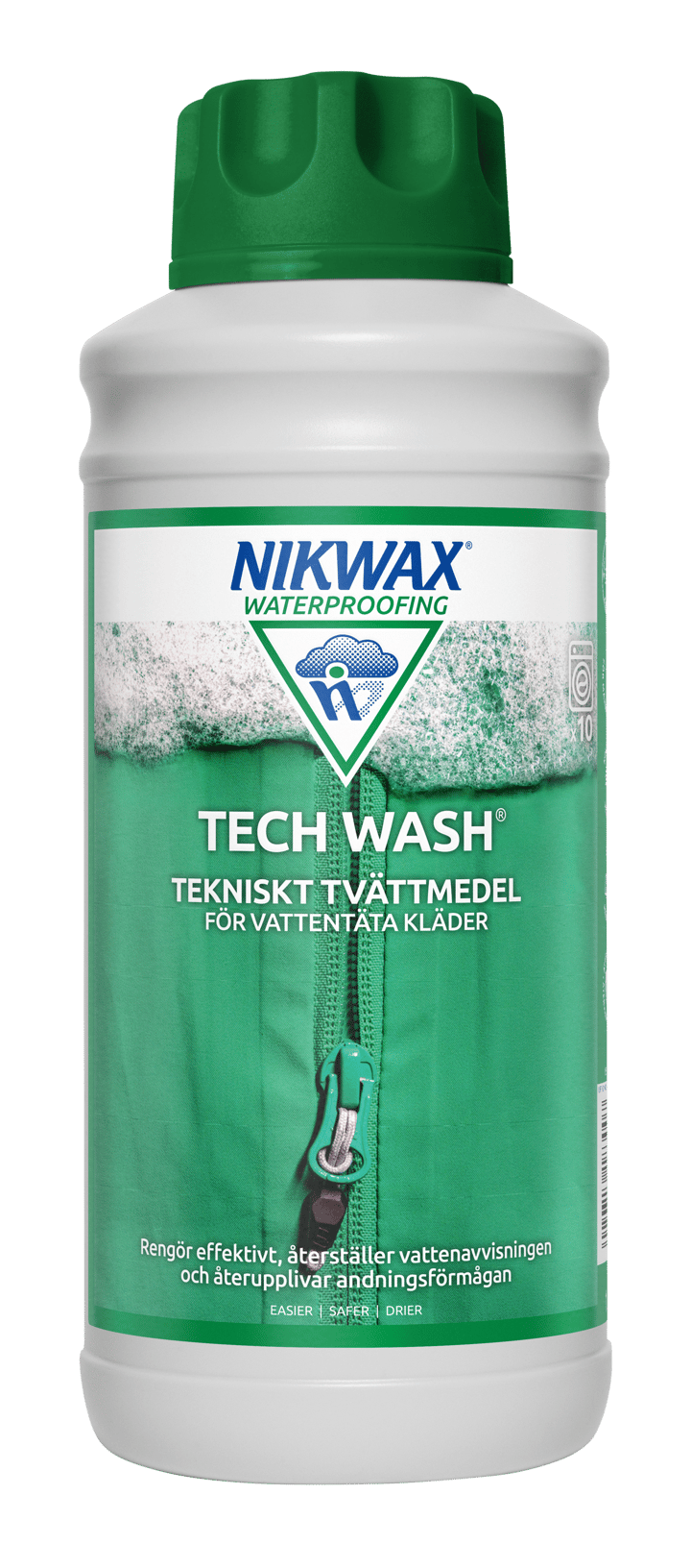Nikwax Tech Wash 1 liter Classicdesertwhite Nikwax