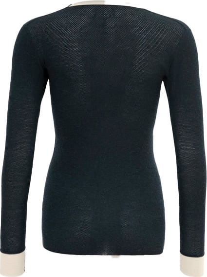 Devold Women's Wool Mesh Shirt Ink/Offwhite Devold