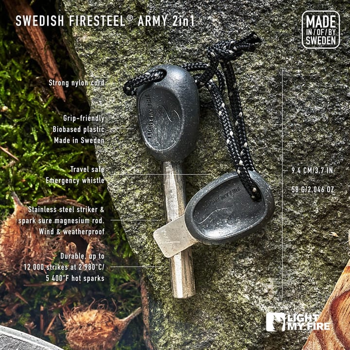 Light My Fire Swedish Firesteel Bio Army  Rusty Orange Light My Fire